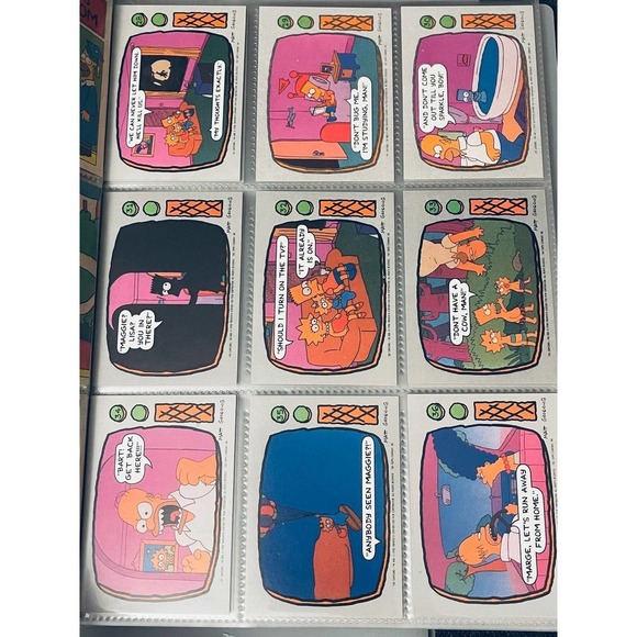 NEW - 1990 The Simpsons Topps Trading Cards - Complete Set - Picture 6 of 10